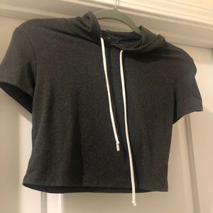 Grey Crop top